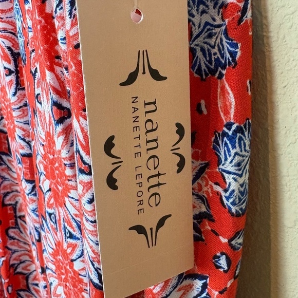 NWT Nanette Lepore Sleeveless Choker Sheath Sunflower Geometric Print Midi Dress - Picture 6 of 9